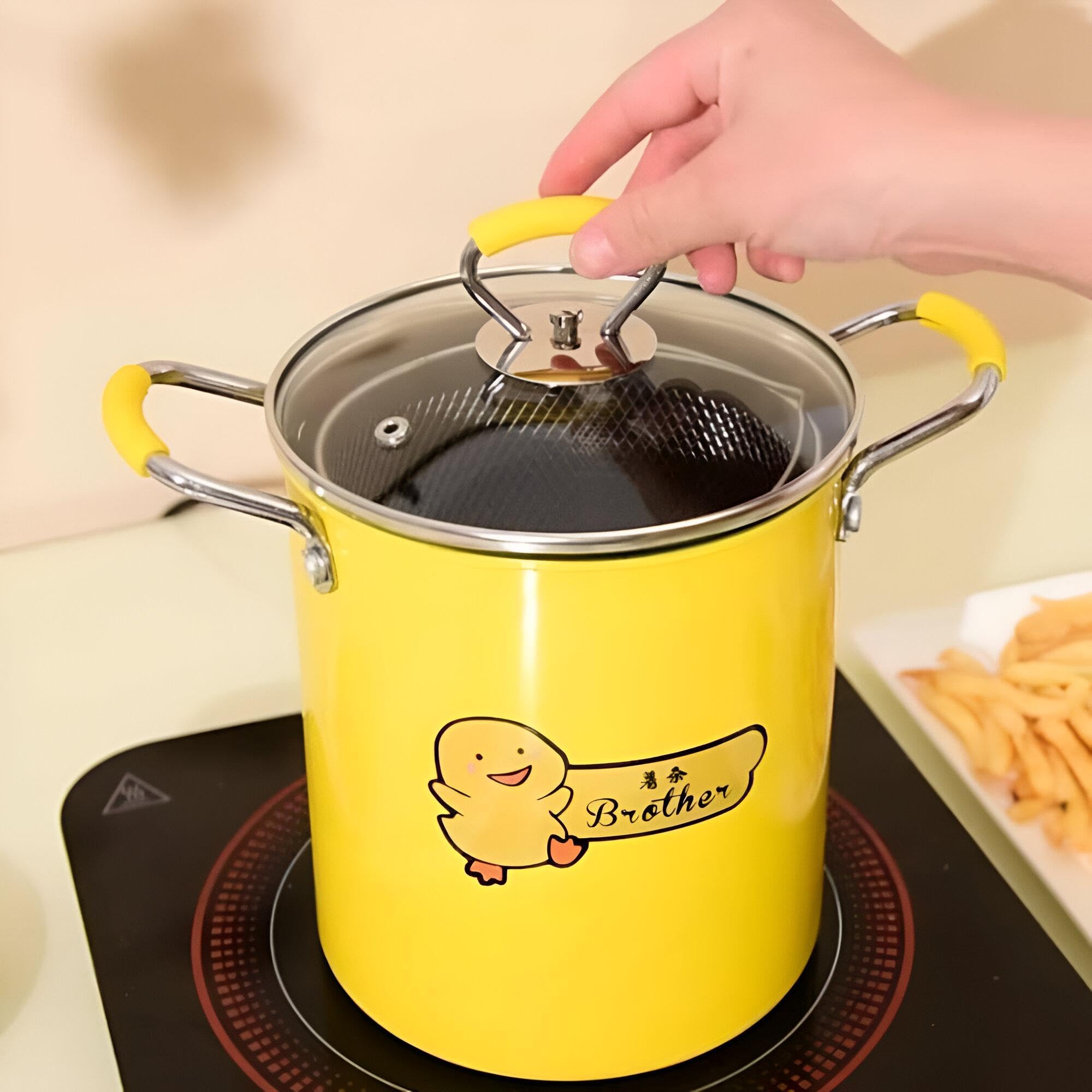 Oil Deep Frying Pot Kitchen - Image 4